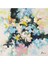 Çiçek Soyut El Yapımı Yağlı Boya Tablo 94X94CM 2
