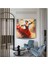 Flamenco Figüre El Yapımı Yağlı Boya Tablo 85X85CM 1