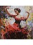 Flamenco Figüre El Yapımı Yağlı Boya Tablo 96X95CM 3