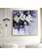 Çiçek Soyut El Yapımı Yağlı Boya Tablo 85X86CM 1