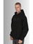 Unisex Oversize Kapüşonlu Siyah Sweatshirt 3