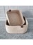 Jüt Hasır Sepet 2li Kare Düzenleyici, 2li Kare Jüt Sepet Organizer, 2li Mutfak & Banyo Düzenleyicisi, Jüt Renk 4