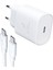 Samsung Galaxy A23 A24 A25 M22 M23 5g Uyumlu Hızlı Şarj Aleti Cihazı Pd Kablo ve Adaptör 25W 3.0A 1