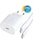 Samsung Galaxy A23 A24 A25 M22 M23 5g Uyumlu Hızlı Şarj Aleti Cihazı Pd Kablo ve Adaptör 25W 3.0A 2