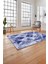 Klasik Kilim Desen Dijital Baskılı Yıkanabilir Kaymaz Yolluk Mutfak Salon Halısı,Klasik-76-Lacivert, 2