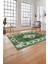 Baskılı Klasik Akrilik Model Yıkanabilir Kaymaz Yolluk Mutfak Salon Halısı, Klasik-33-Yeşil, 2