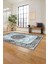 Klasik Modern Dijital Baskılı Yıkanabilir Kaymaz Yolluk Mutfak Salon Halısı, Klasik-62-Mavi, 4