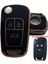 Opel Astra J Insignia Chevrolet Cruze Uyumlu Nano Kumanda Anahtar Kılıfı Oto Anahtarlık Siyah Gold 1