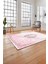 Baskılı Klasik Dekoratif Model Yıkanabilir Kaymaz Yolluk Mutfak Salon Halısı, Klasik-49-Pembe, 2