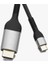 QG06 8k 60 Hz Görüntü Kalitesi Type-C To HDMI Kablo 1.8m 1