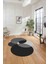 Dijital Lazer Kesim Daire Motifli Yıkanabilir Kaymaz Yolluk Mutfak Salon Halısı, Lazer-41-Gri, 3
