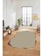 Dijital Lazer Kesim Sade Model Yıkanabilir Kaymaz Yolluk Mutfak Salon Halısı, Lazer-38-Bej, 3