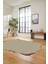 Dijital Lazer Kesim Sade Model Yıkanabilir Kaymaz Yolluk Mutfak Salon Halısı, Lazer-38-Bej, 5