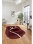 Dijital Lazer Kesim Sade Modern Yıkanabilir Kaymaz Yolluk Mutfak Salon Halısı, Lazer-45-Bordo, 2