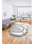 Dijital Lazer Kesim Daire Desen Yıkanabilir Kaymaz Yolluk Mutfak Salon Halısı, Lazer-33-Gri, 1