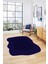 Dijital Lazer Kesim Dekoratif Yıkanabilir Kaymaz Yolluk Mutfak Salon Halısı, Lazer-42-Lacivert, 5