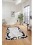 Dijital Lazer Kesim Modern Desen Yıkanabilir Kaymaz Yolluk Mutfak Salon Halısı, Lazer-36-Gri, 4