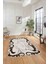 Dijital Lazer Kesim Modern Desen Yıkanabilir Kaymaz Yolluk Mutfak Salon Halısı, Lazer-36-Kahve, 4