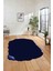 Dijital Lazer Kesim Sade Model Yıkanabilir Kaymaz Yolluk Mutfak Salon Halısı, Lazer-38-Lacivert, 2