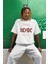 High Ac Dc Voltage Baskılı Unisex Oversize Rock Metal Tişört 1