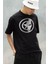 Marvel Kaptan Amerika Iron Man Baskılı Unisex Oversize Tişört 1