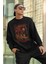 Slayer Psychopathy Red Baskılı Unisex Oversize Sweatshirt 1