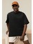 Düz Basic Oversize Tişört, Unisex Baskısız Tişört 1