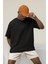 Düz Basic Oversize Tişört, Unisex Baskısız Tişört 2