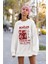 Vintage The Beatles Müzik Grubu Baskılı Unisex Oversize Sweatshirt 1