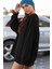 Baskısız Unisex Oversize Basic Sweatshirt 2