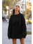Baskısız Unisex Oversize Basic Sweatshirt 3