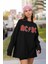 Rock Metal Müzik Grubu Baskılı Unisex Oversize Ac Dc Sweatshirt 2