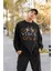 Good Vibes Only Yazılı Unisex Oversize Sweatshirt 2
