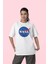 Uzay Nasa Baskılı Unisex Oversize Tişört 2