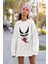 Tasarım Venom Baskılı Unisex Oversize Film Sweatshirt 2