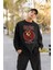 Ac Dc Back In Black Yazılı Unisex Oversize Rock Metal Sweatshirt 1