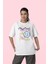 Breath Deeper ! Stay Wild Baskılı Unisex Oversize Tişört 1