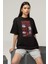 Dergi Kapağı Deadpool Baskılı Oversize Unisex Marvel Tişört 2