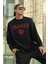 Parker Est. 2001 Queens Yazılı Unisex Oversize Spider-Man Sweatshirt 1
