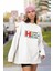 Hhc Hope Heaven Crew Yazılı Unisex Oversize Sweatshirt 1