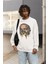 Kanye West Rapper Baskılı Unisex Oversize Rap Sweatshirt 2