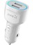Cc-01 Hızlı Şarj Özellikli LED Işıklı Dual USB Araç Şarj Başlığı 18W 1