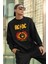 Ac Dc Highway To Hell Baskılı Unisex Sweatshirt, Oversize Rock Metal Sweatshirt 1
