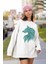 Tasarım Kurt Baskılı Unisex Oversize Sweatshirt 1