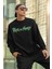 Rick And Morty Yazılı Unisex Oversize Çizgi Film Sweatshirt 1