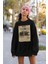 Beatles Here ! Gazete Haberi Yazılı Unisex Oversize Müzik Grubu Sweatshirt 1