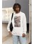 Spiider-Punk Baskılı Unisex Oversize Örümcek Adam Sweatshirt 1