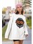 High Ac Dc Voltage Baskılı Unisex Oversize Rock Metal Sweatshirt 2