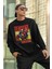 Deadpool x Wolverine Baskılı Unisex Oversize Kahraman Sweatshirt 1