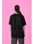 Oversize Baskısız Basic Tişört 3